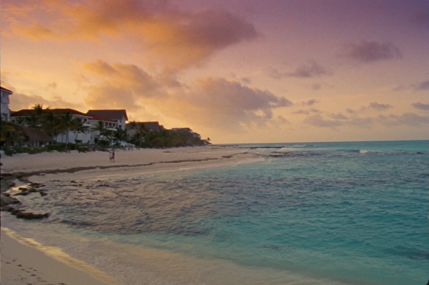 Cancún at golden hour